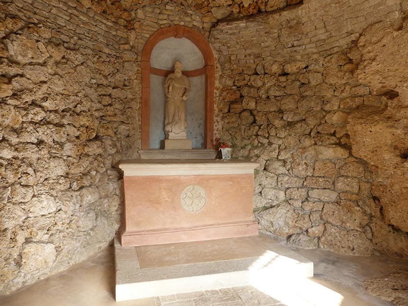 Inside the Hermitage of San Girolamo
