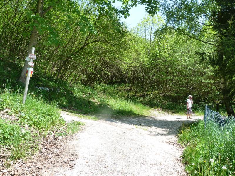 Al bivio a destra verso strada Mariech