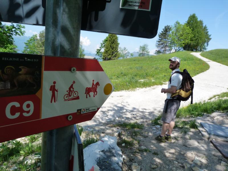 A destra seguendo il C9