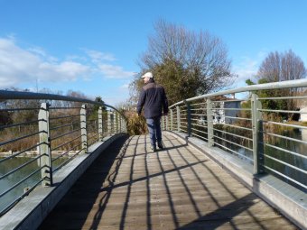 Sulle passerelle in legno