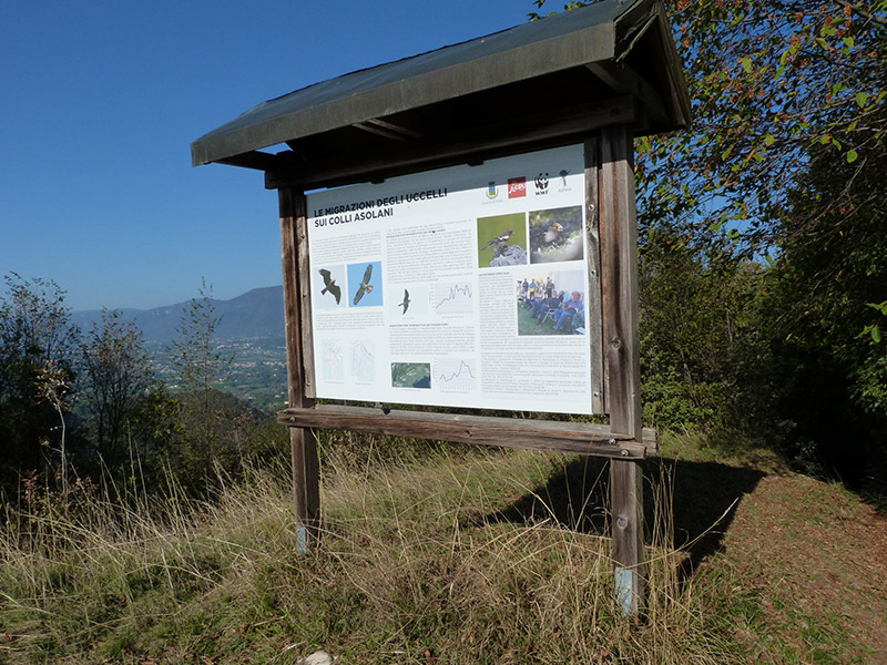 Pannello del Bird Watching Colle San Giorgio