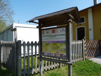 Sentiero Garzaia Pederobba inizio