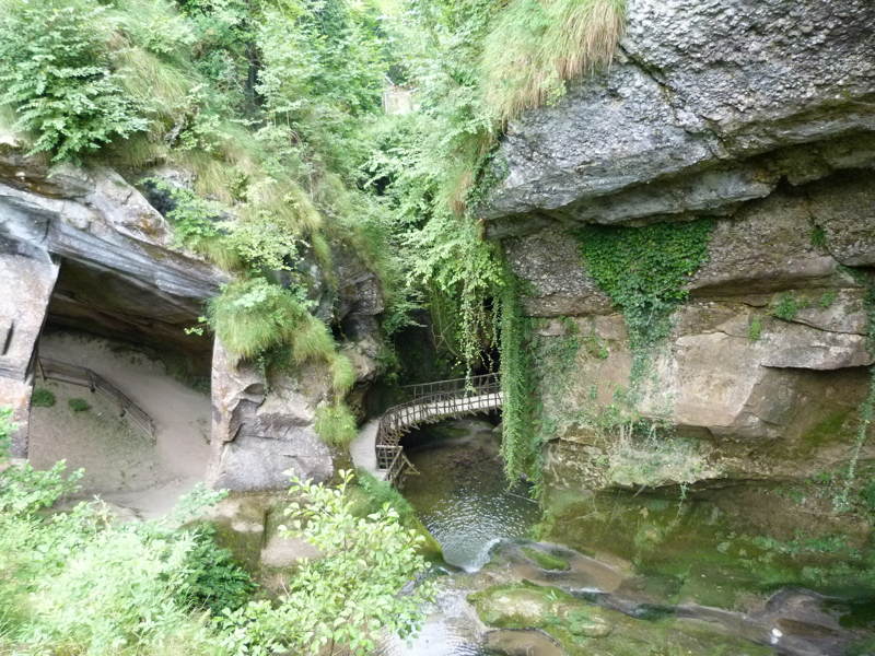 Percorso Grotte del Caglieron