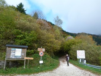 Inizio della camminata