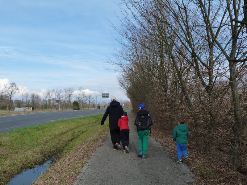 Lungo la Circonvallazione di Riese Pio X