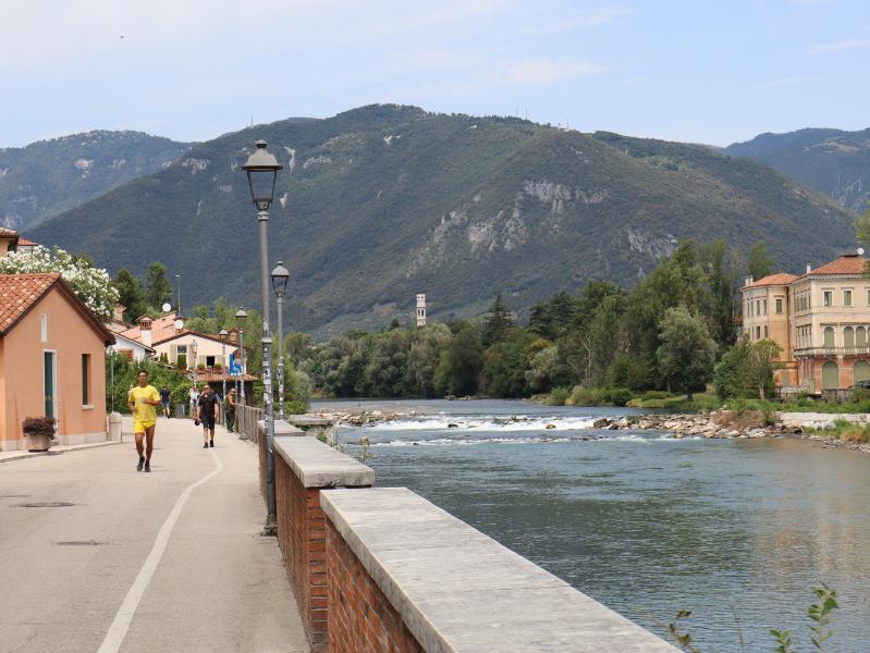 Lungo il tratto lungo il Brenta