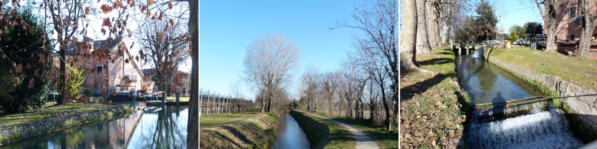 La campagna di Montebelluna verso il Mulino Caberlotto